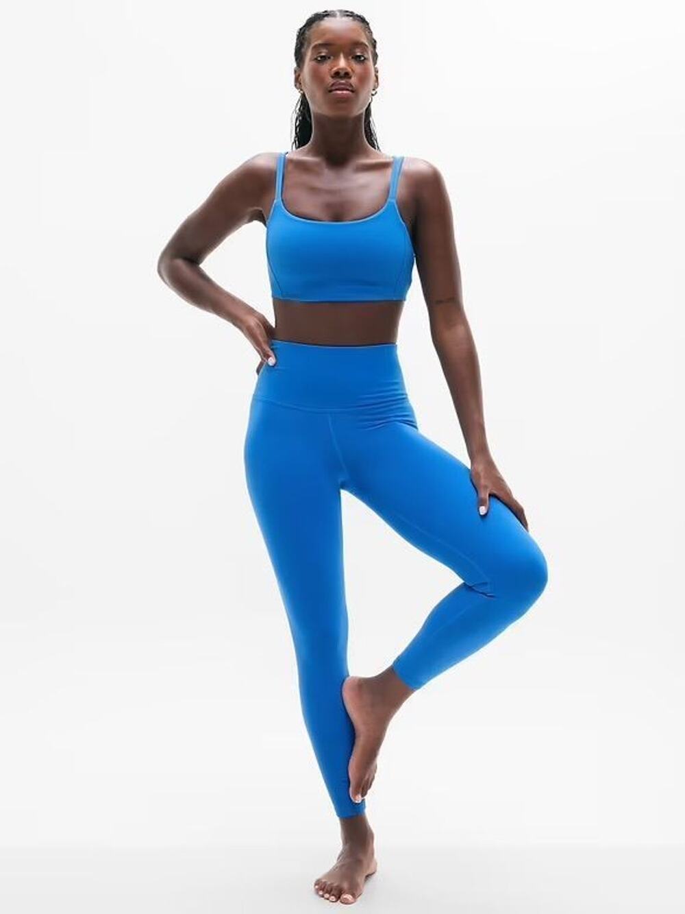 Athleta Elation Ultra High Rise 7/8 Leggings Cobalt Blue Size S